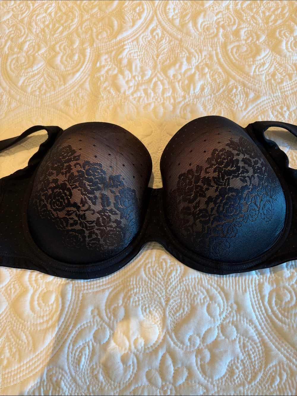 NWT Soma Black Lace Molded Cup Bra
